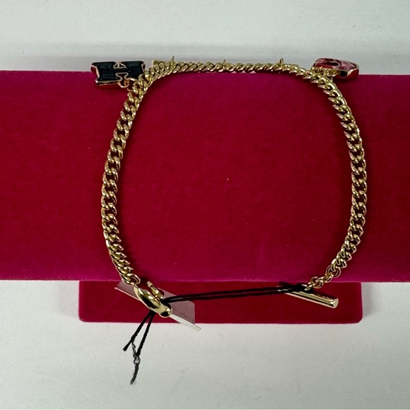 🐎SUPER SALE COACH LOGO PLATED CHARM BRACELET - Picture 6 of 8